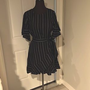Express faux wraparound dress.  SM